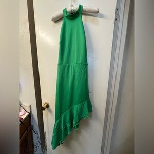 NWT Green halter dress size large
